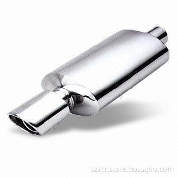 Muffler, Made of Stainless Steel, Customer's Designs and OEM Orders are Welcome